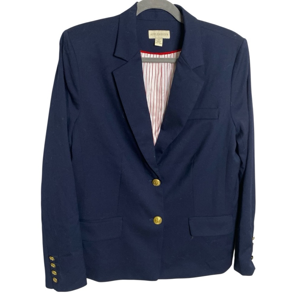 Appleseed's Navy Blazer with Gold Buttons